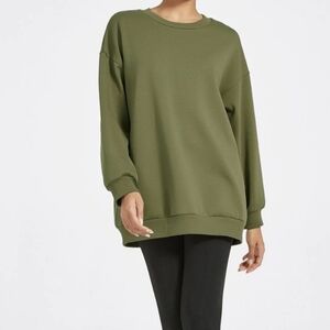 Supesu Oversized Cubby Sweater in Olive Green (Size S)